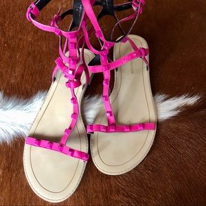 Rebecca Minkoff Pink Gladiator Sandals Size 9